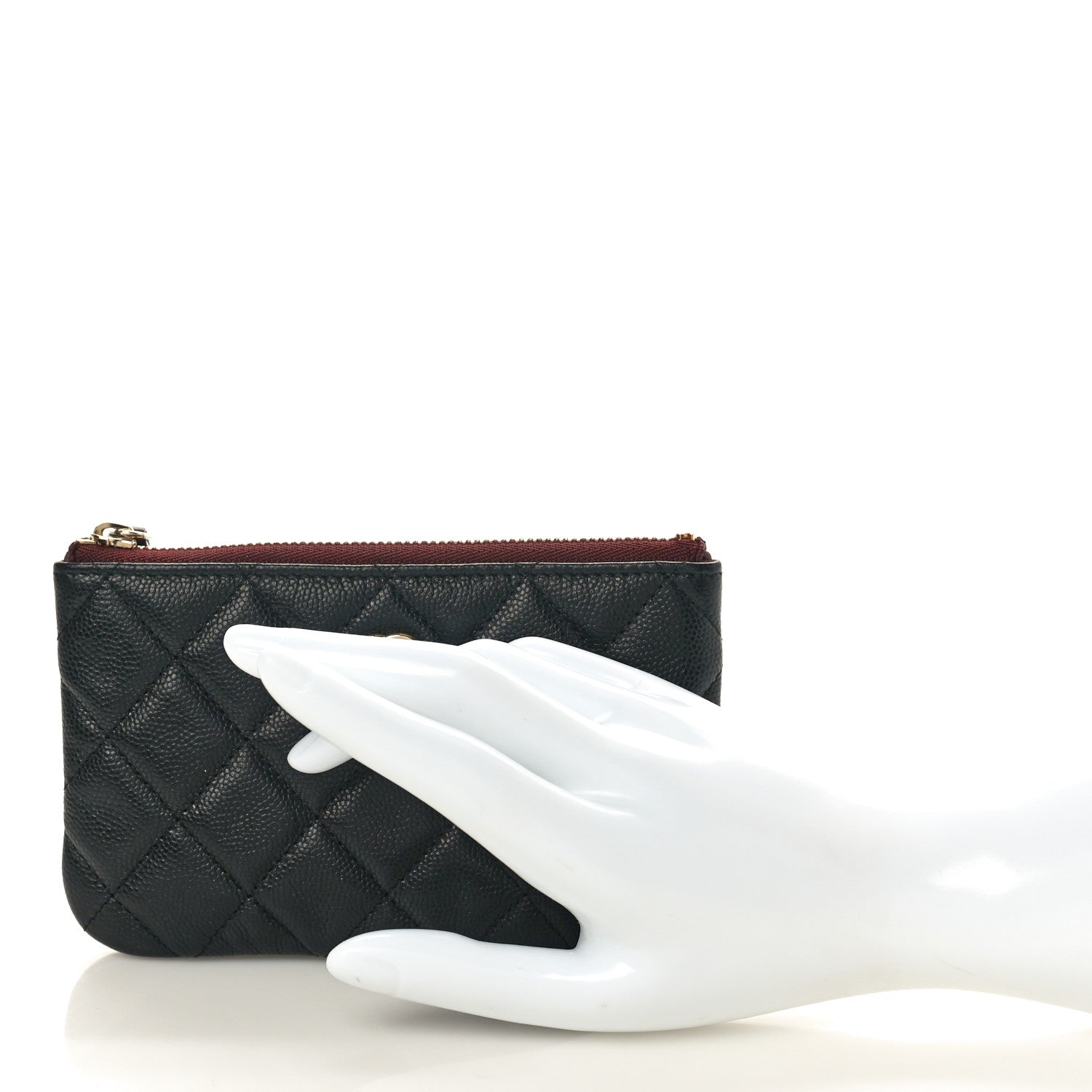 Chanel Caviar Quilted Small Pouch Black 2 of 8