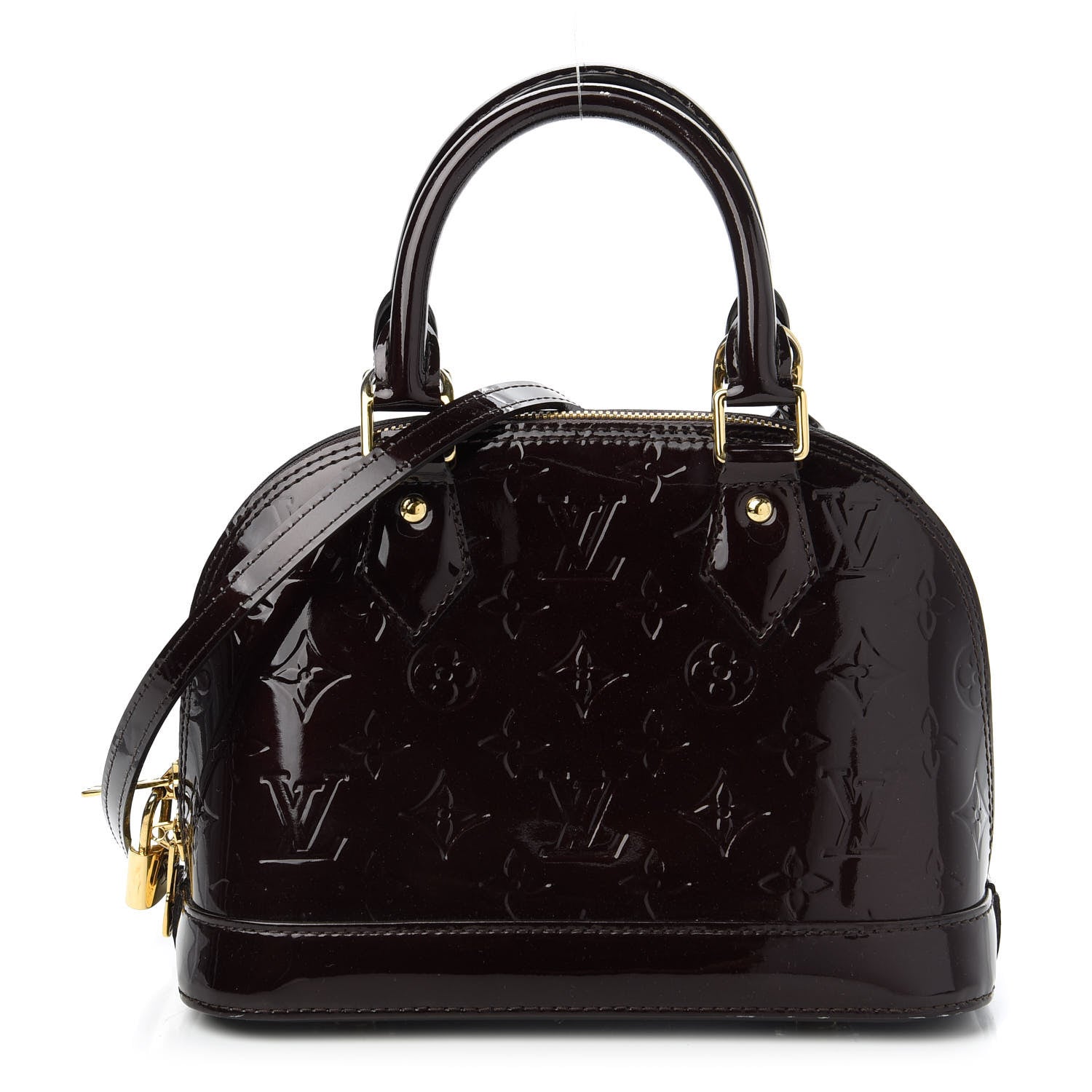 Louis Vuitton Vernis Alma BB Amarante 1 of 10