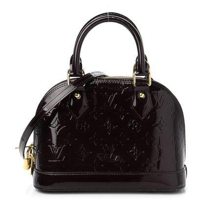 Louis Vuitton Vernis Alma BB Amarante 1 of 10