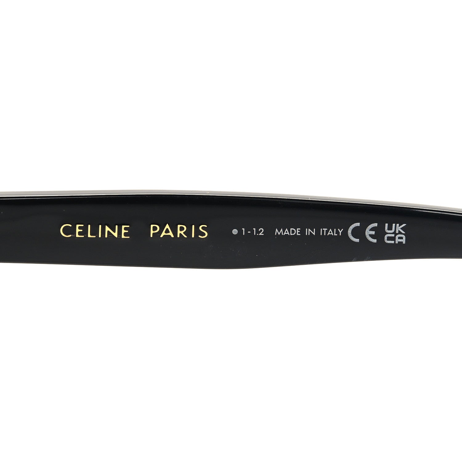 Celine Acetate Cat Eye Sunglasses CL40187I Black 5 of 7