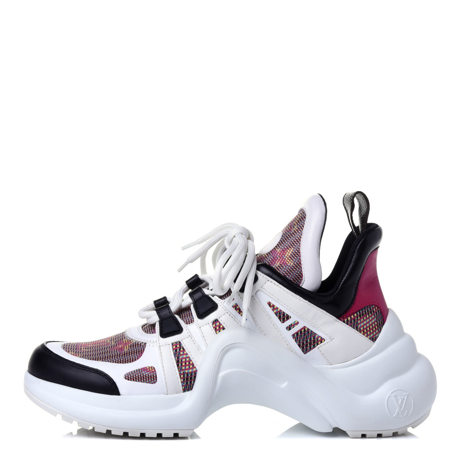 Louis Vuitton Calfskin Nylon LV Pop Archlight Sneaker 39 Rose 1 of 10
