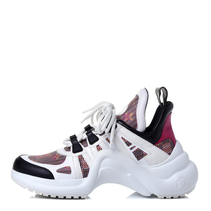 Louis Vuitton Calfskin Nylon LV Pop Archlight Sneaker 39 Rose 1 of 10