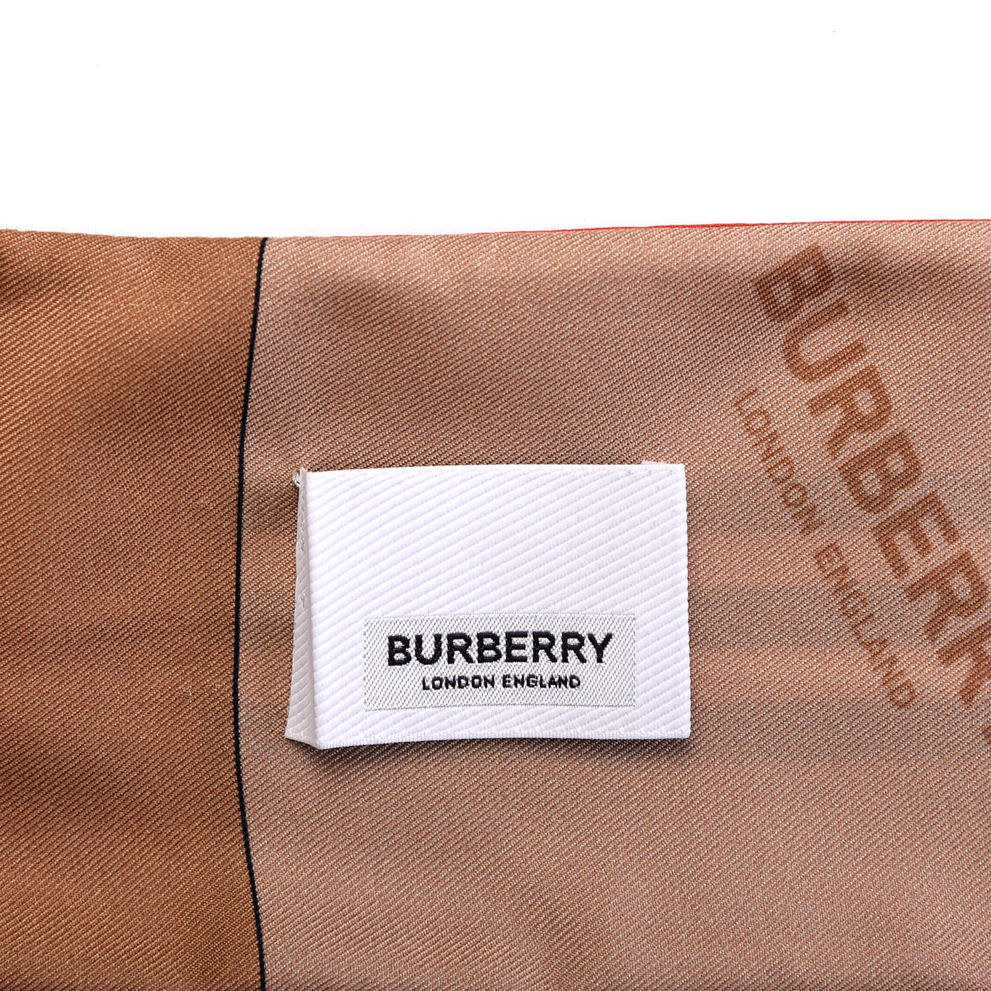 Silk Icon Stripe Skinny Scarf Archive Beige