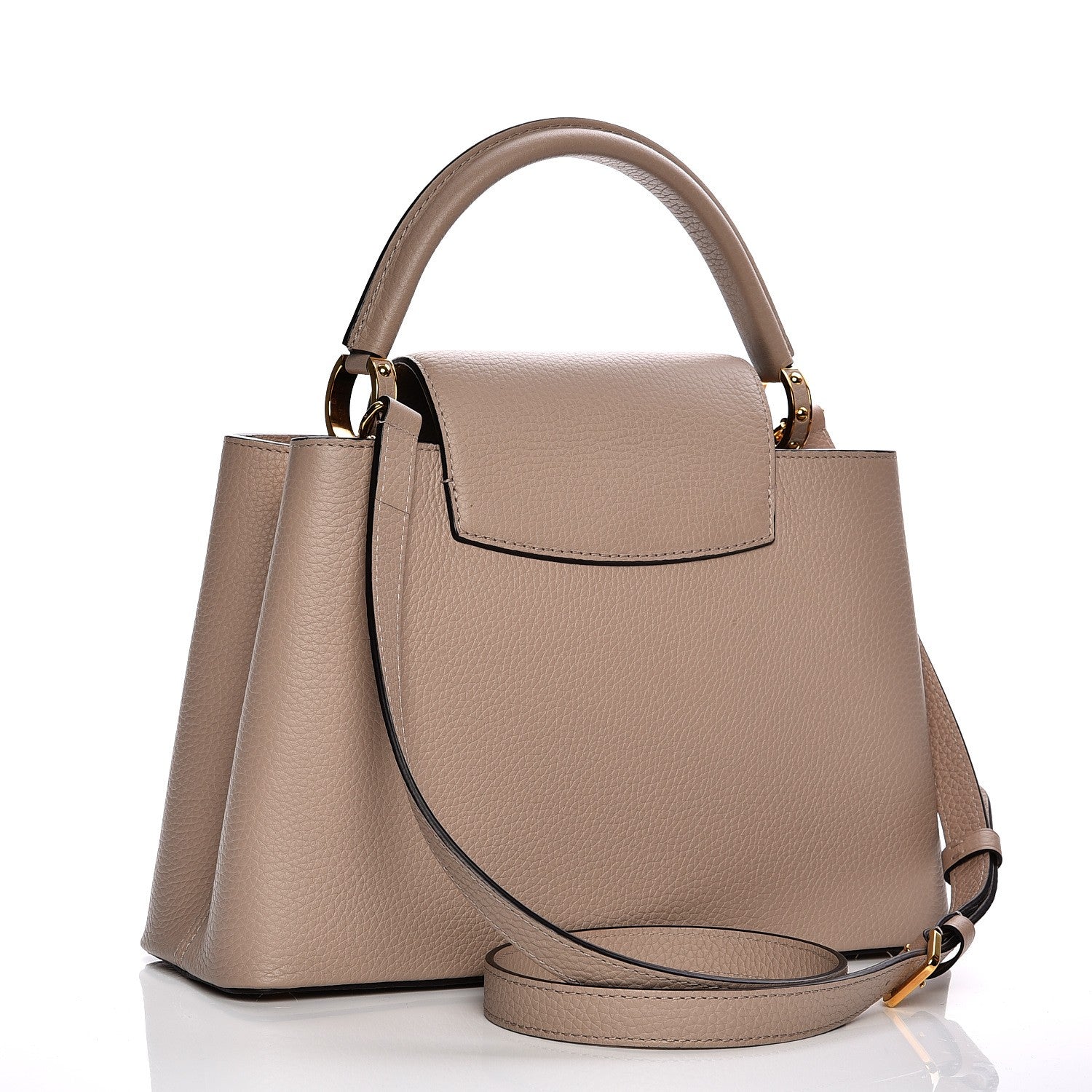 Louis Vuitton Taurillon Capucines PM Galet 4 of 7