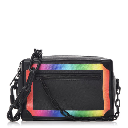 Louis Vuitton Taiga Rainbow Mini Soft Trunk Black 1 of 9