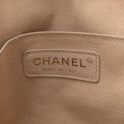 Chanel Caviar Stitched Shopping Tote Beige 6 of 12