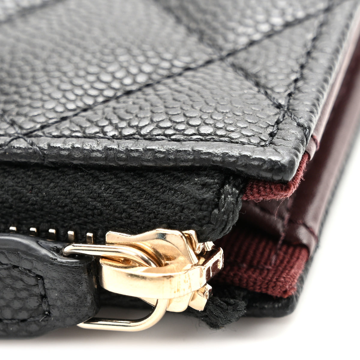 Chanel Caviar Quilted Zipped Key Holder Case Black 8 of 9