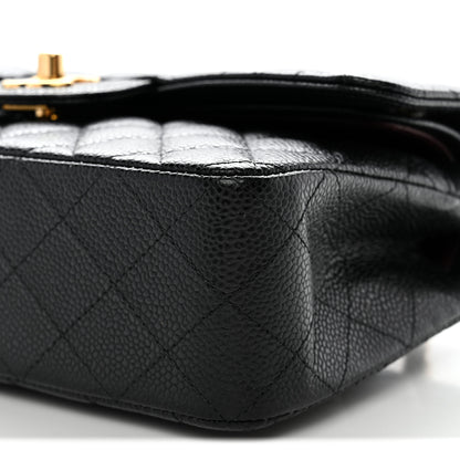 Chanel Caviar Quilted Small Double Flap Black 10 of 11
