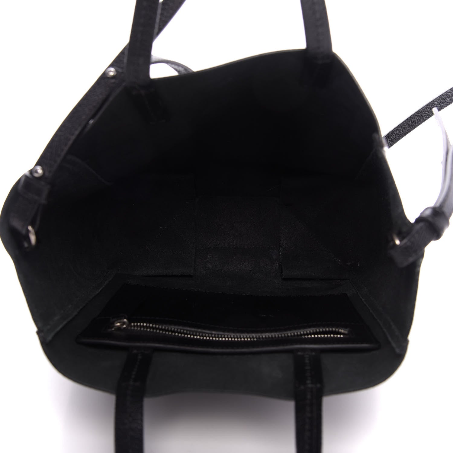 Celine Grained Calfskin Small Vertical Cabas Black 5 of 8