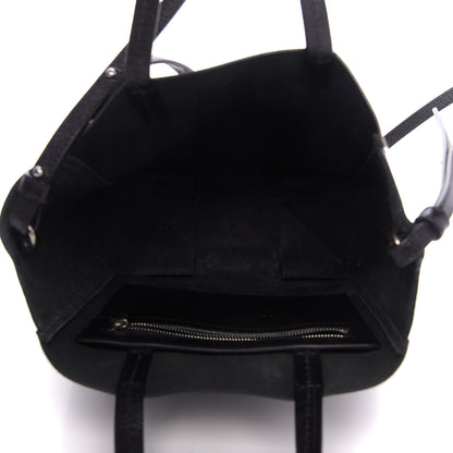 Celine Grained Calfskin Small Vertical Cabas Black 5 of 8