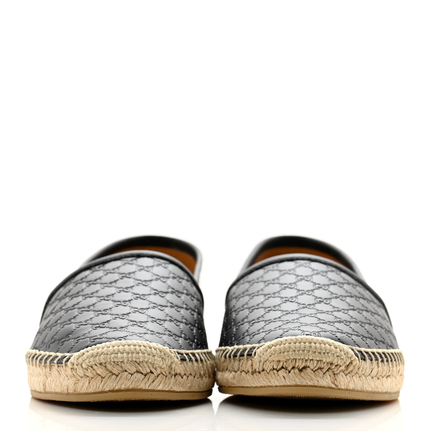 Microguccissima Signature Espadrilles 38 Black