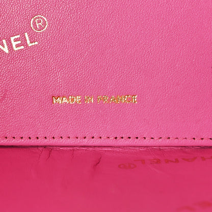 Chanel Patent Quilted Barbie Top Handle Heart Mirror Vanity Case Pink 6 of 10