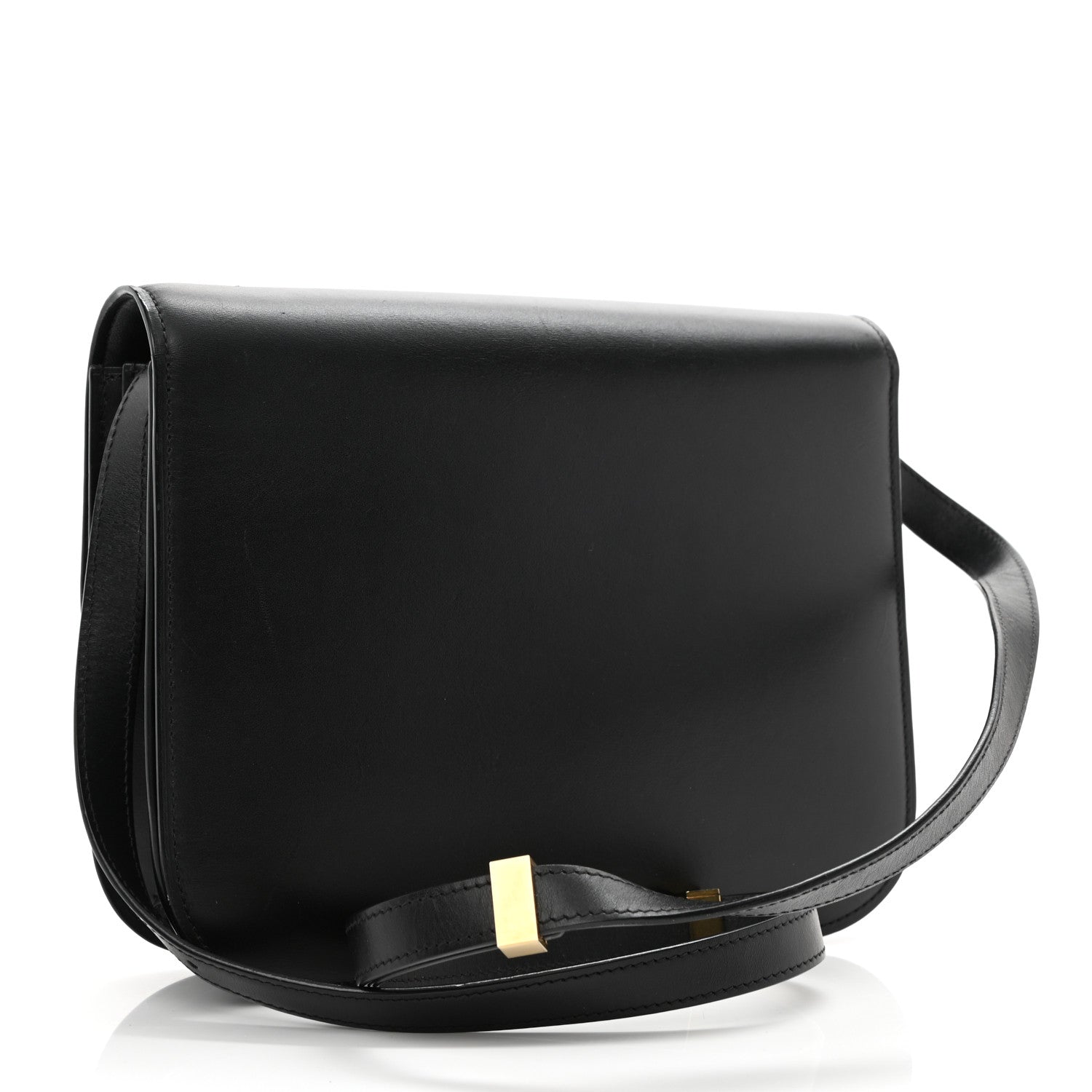 Celine Box Calfskin Medium Classic Box Flap Bag Black 2 of 13