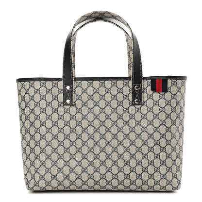 Gucci GG Plus Monogram Medium Signature Web Loop Tote Navy 1 of 9