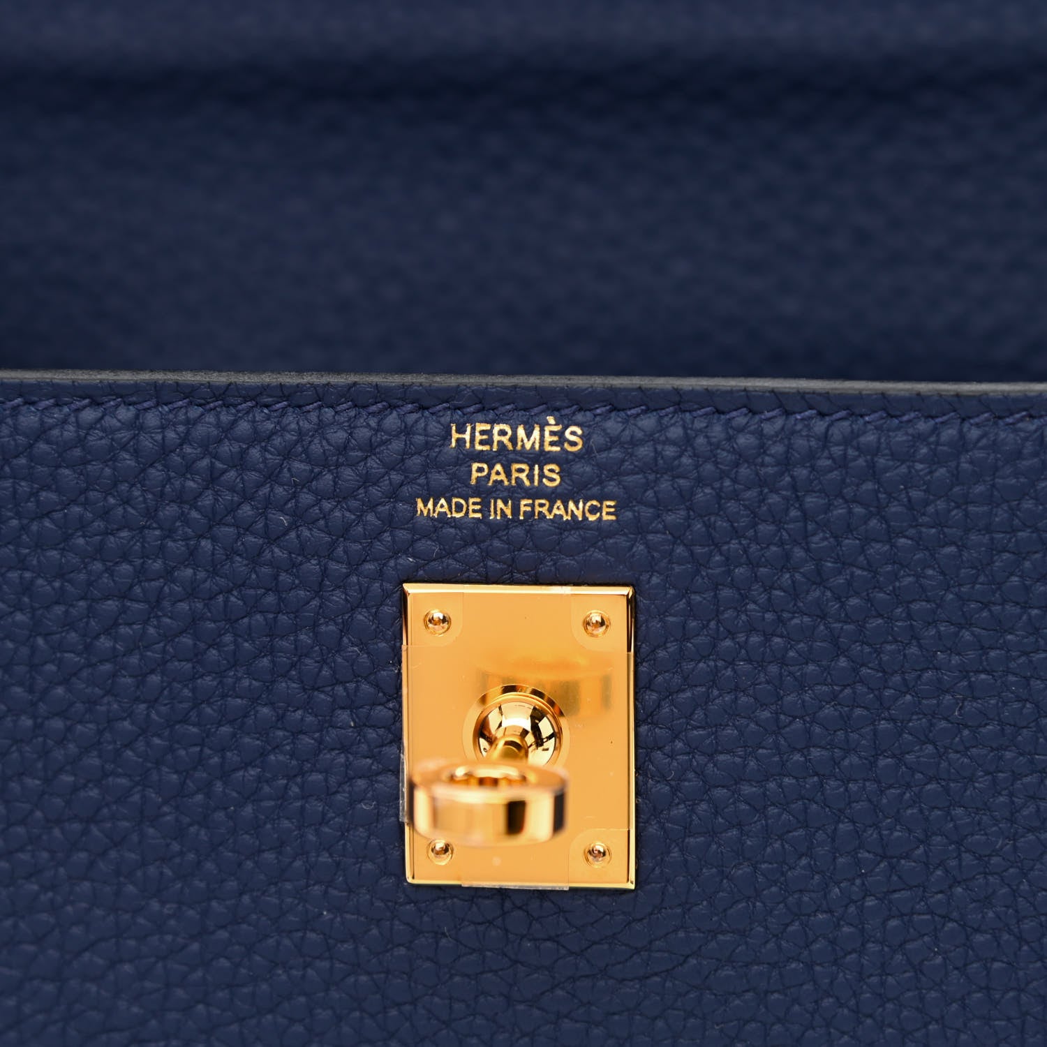 Hermes Togo Kelly Retourne 25 Bleu Saphir 6 of 11