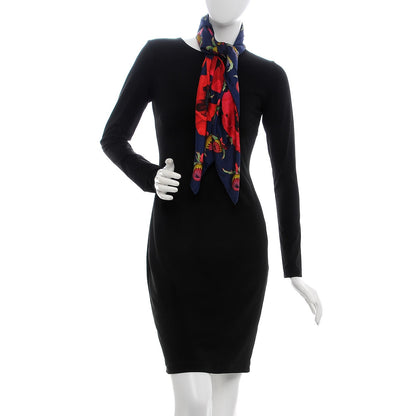 Gucci Silk Poppy Scarf Multi 2 of 4