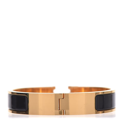 Hermes Enamel Narrow Clic Clac H Bracelet PM Black 6 of 6
