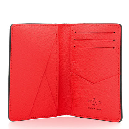 Louis Vuitton Taigarama Pocket Organizer NM Fire Red 5 of 8