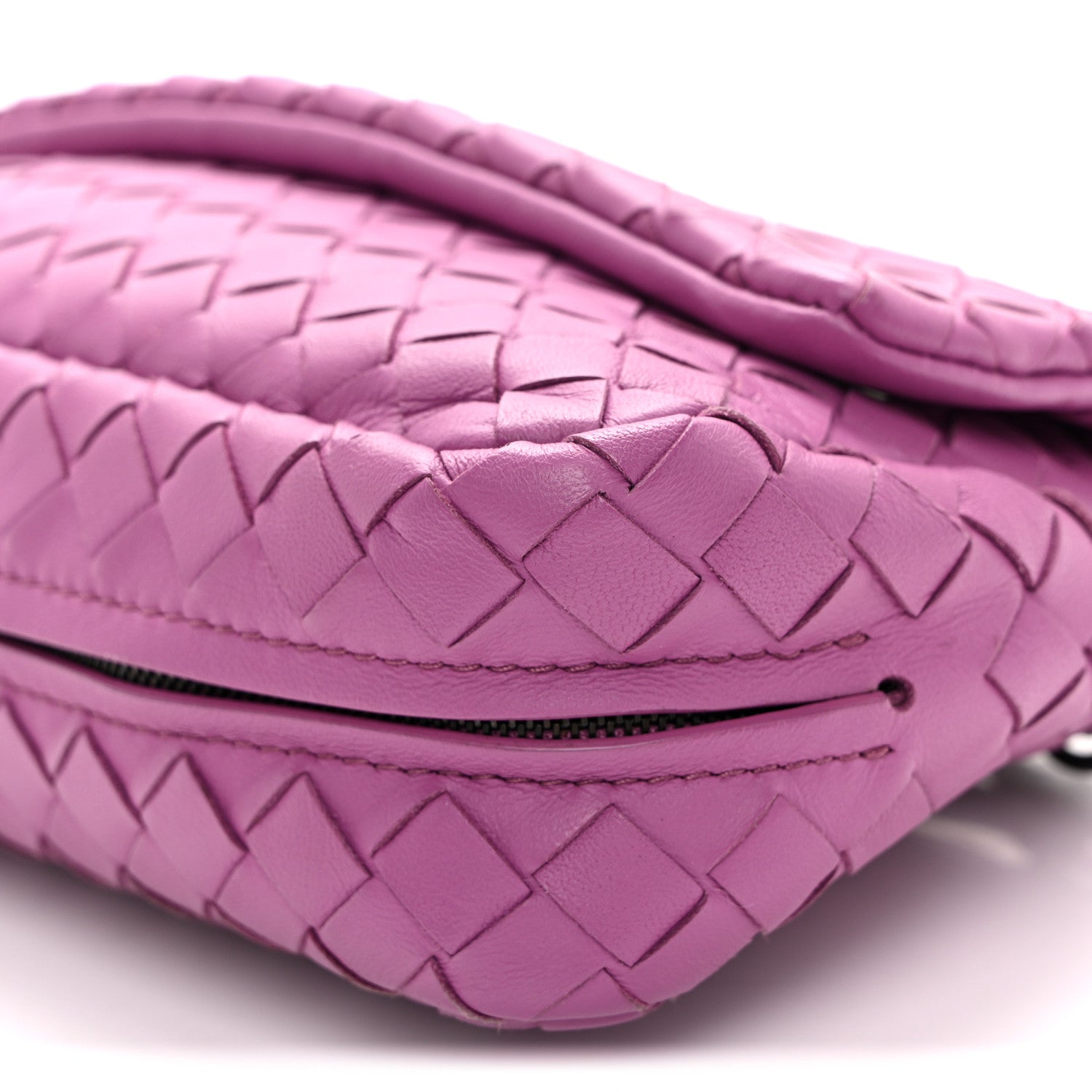 Bottega Veneta Nappa Intrecciato Small Chain Crossbody Corot 10 of 10