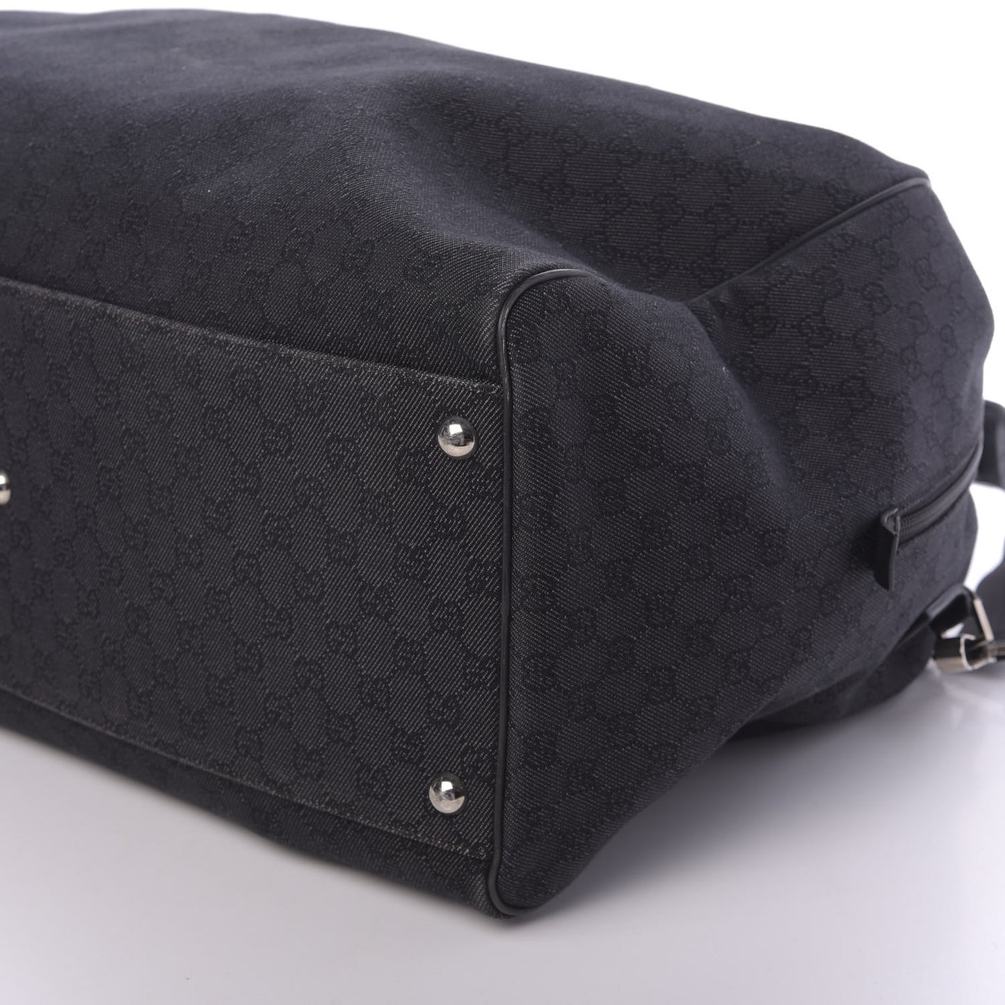Denim Monogram Large Duffle Black