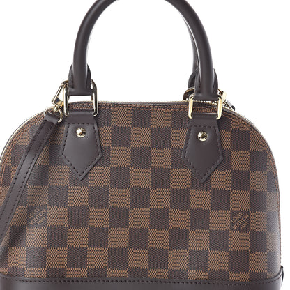Louis Vuitton Damier Ebene Alma BB 6 of 9