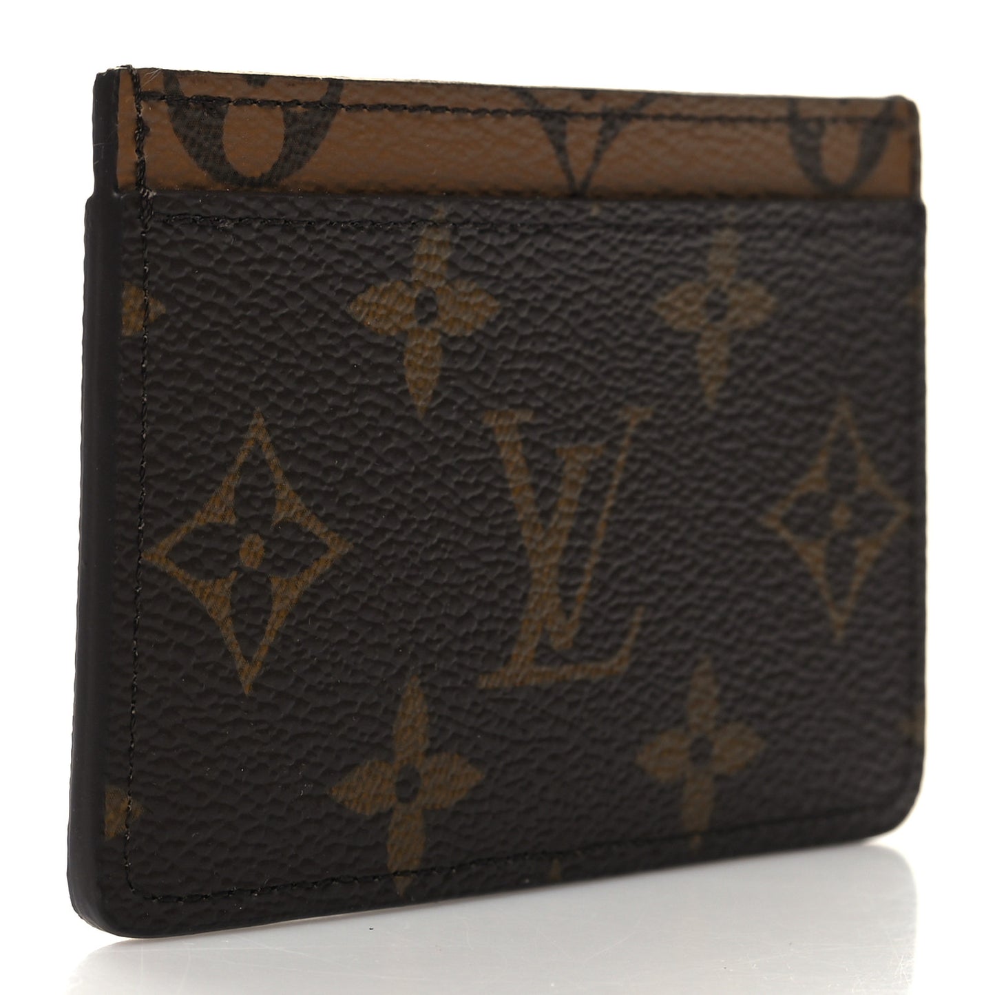 Reverse Monogram Card Holder