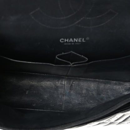 Chanel Patent Quilted Jumbo Double Flap Black 5 of 9