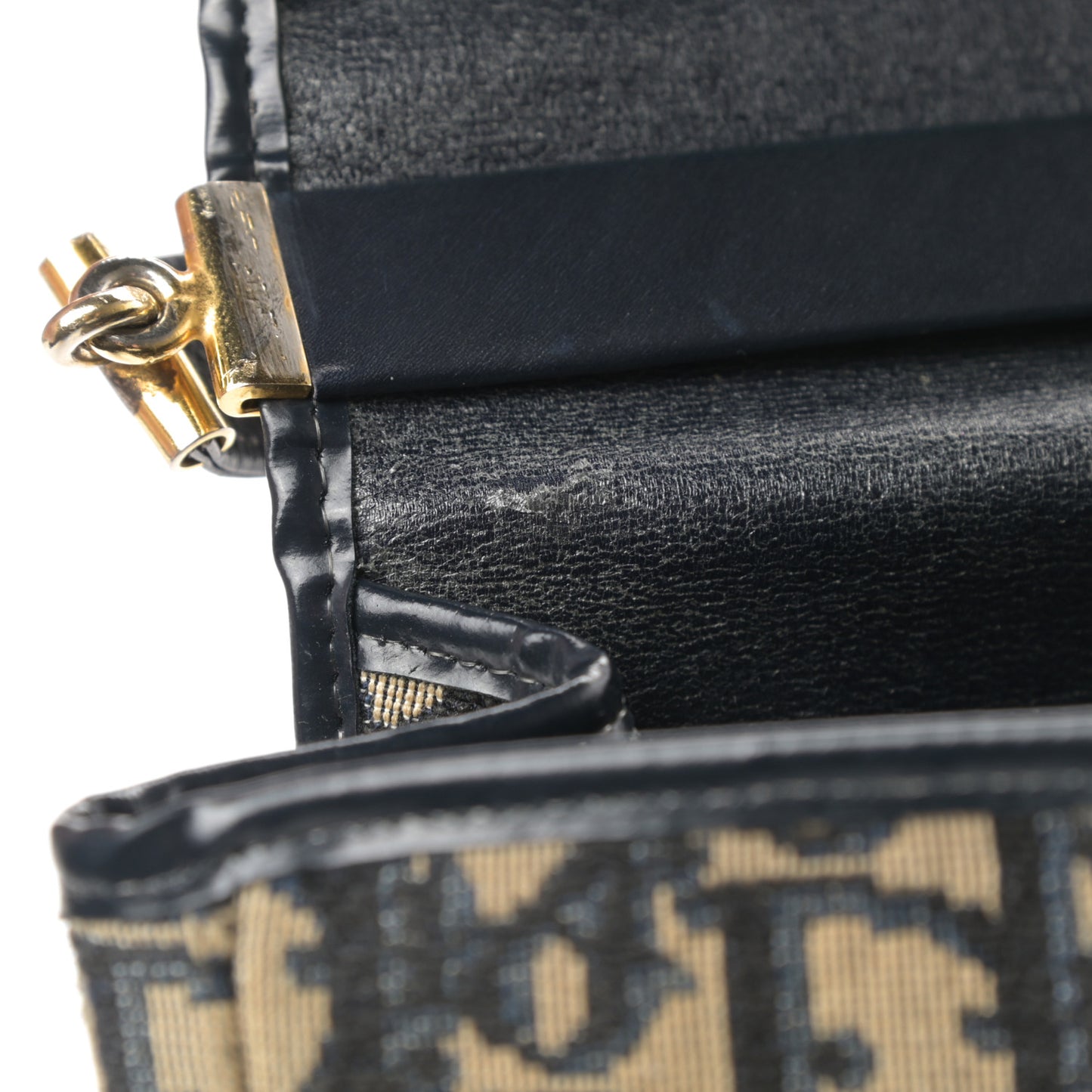 Monogram Flap Navy Blue