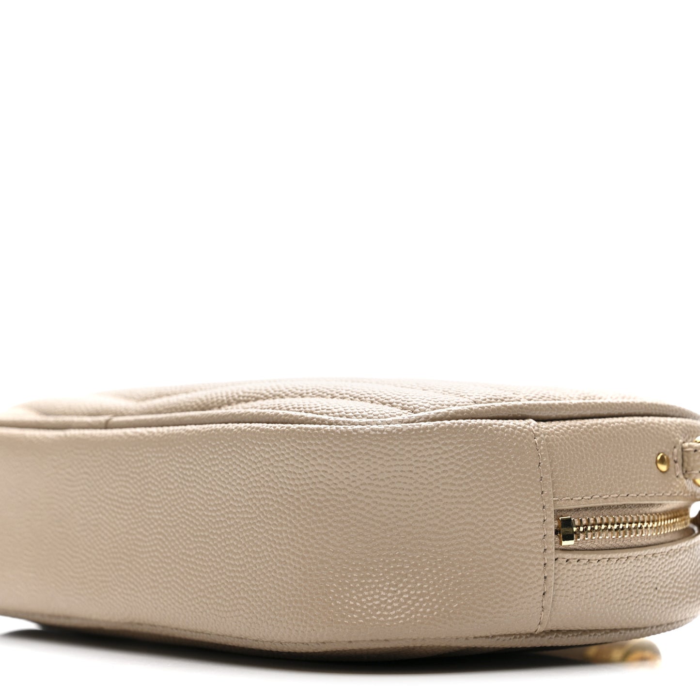 Grain De Poudre Matelasse Monogram Mini Lou Camera Bag Dark Beige