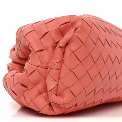 Bottega Veneta Nappa Maxi Intrecciato The Pouch Oversized Clutch Peach 17 of 20