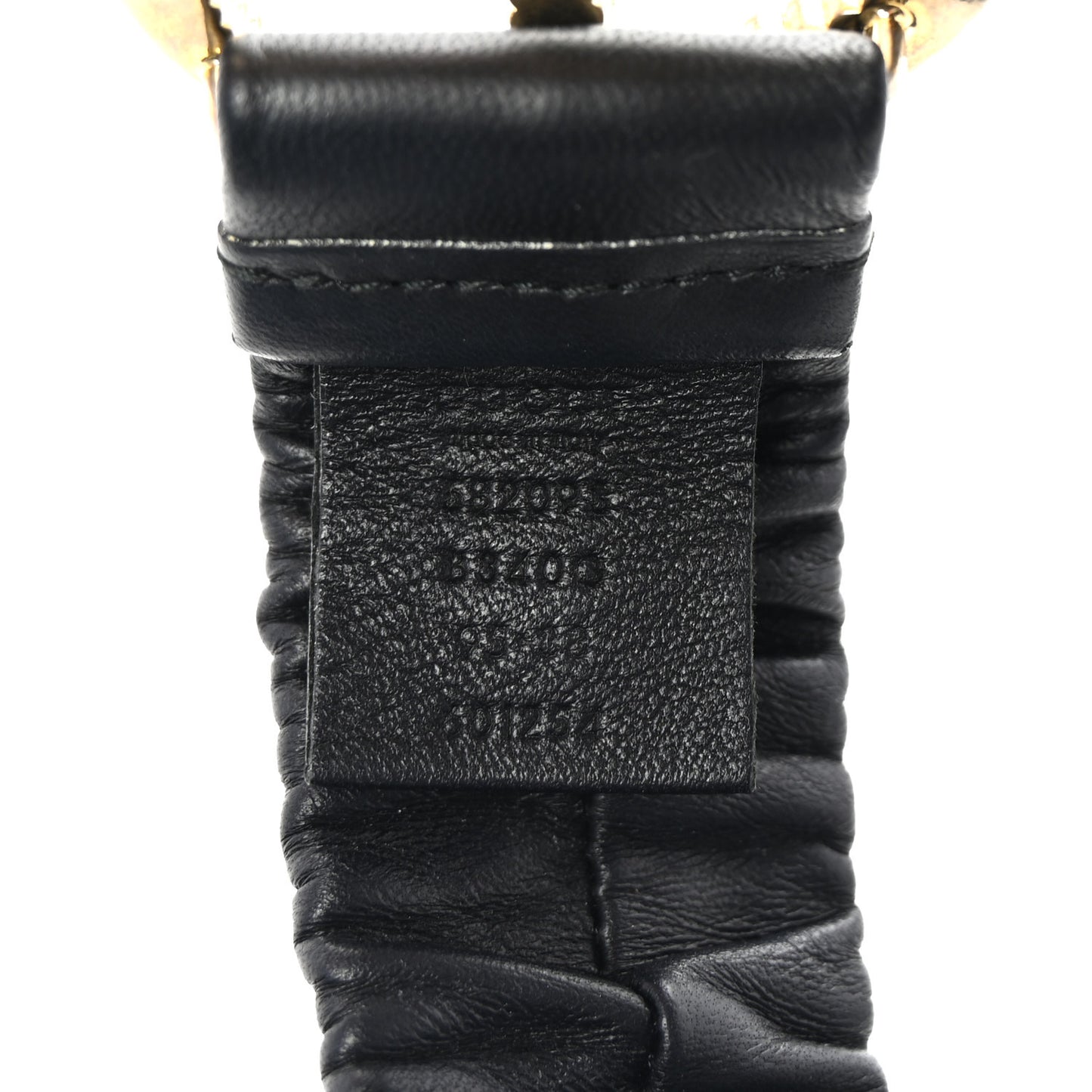 Calfskin Elastic Torchon Double G 40mm Belt 95 38 Black