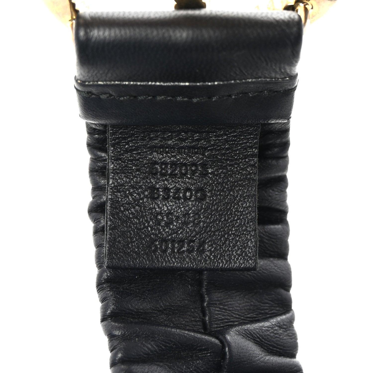 Gucci Calfskin Elastic Torchon Double G 40mm Belt 95 38 Black 4 of 4