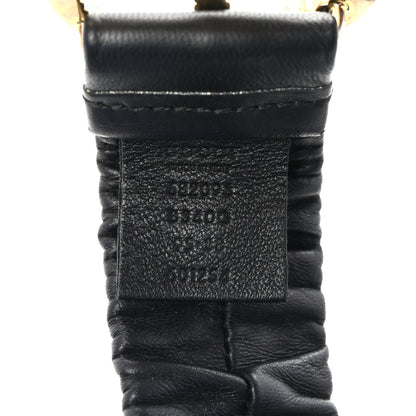 Gucci Calfskin Elastic Torchon Double G 40mm Belt 95 38 Black 4 of 4