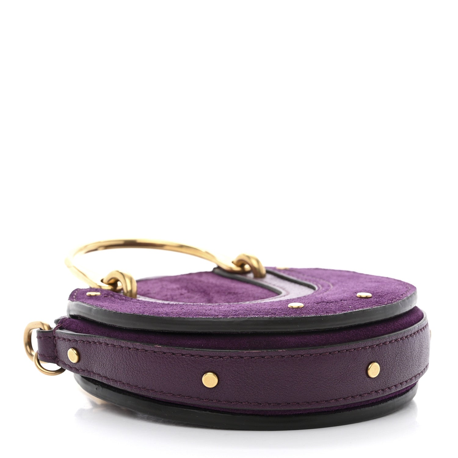 Chloe Goatskin Suede Mini Pixie Bag Nightfall Purple 3 of 11