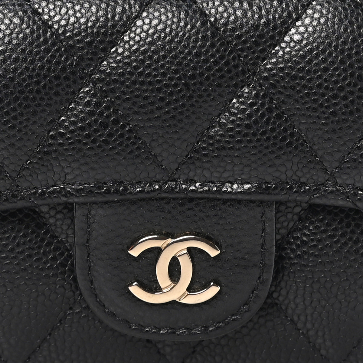 Chanel Caviar Quilted Classic 4 Key Holder Wallet Black 8 of 9