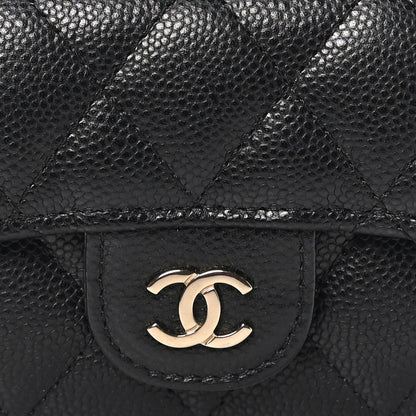 Chanel Caviar Quilted Classic 4 Key Holder Wallet Black 8 of 9