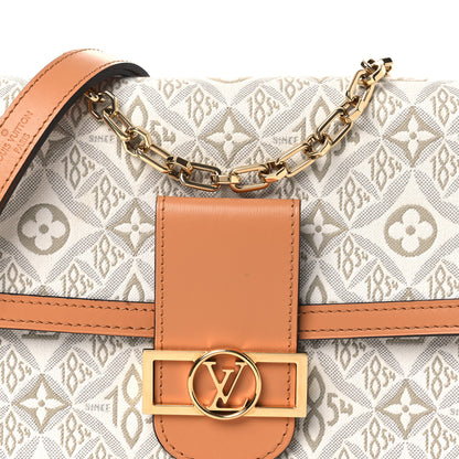 Louis Vuitton Jacquard Since 1854 Dauphine MM Creme 6 of 10
