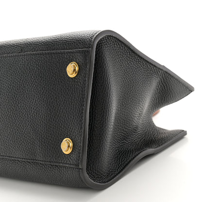 Louis Vuitton Calfskin City Steamer EW Black Gold 11 of 12