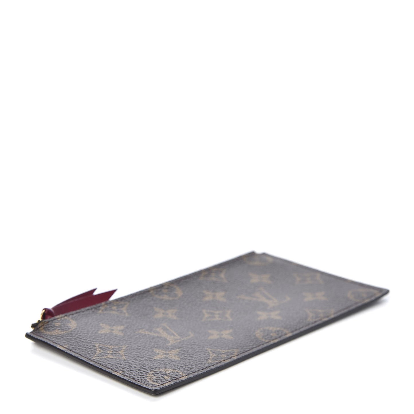 Monogram Felicie Chain Wallet Zippered Insert Fuchsia