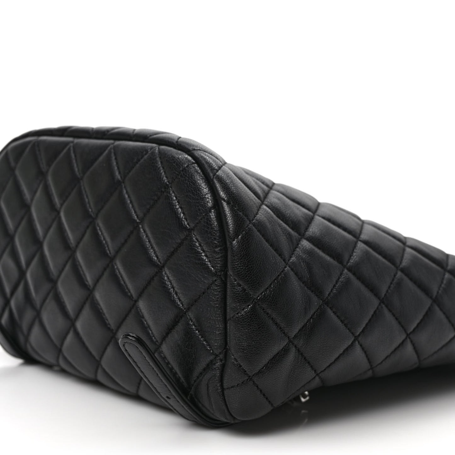 Calfskin Quilted Small Urban Spirit Backpack Black