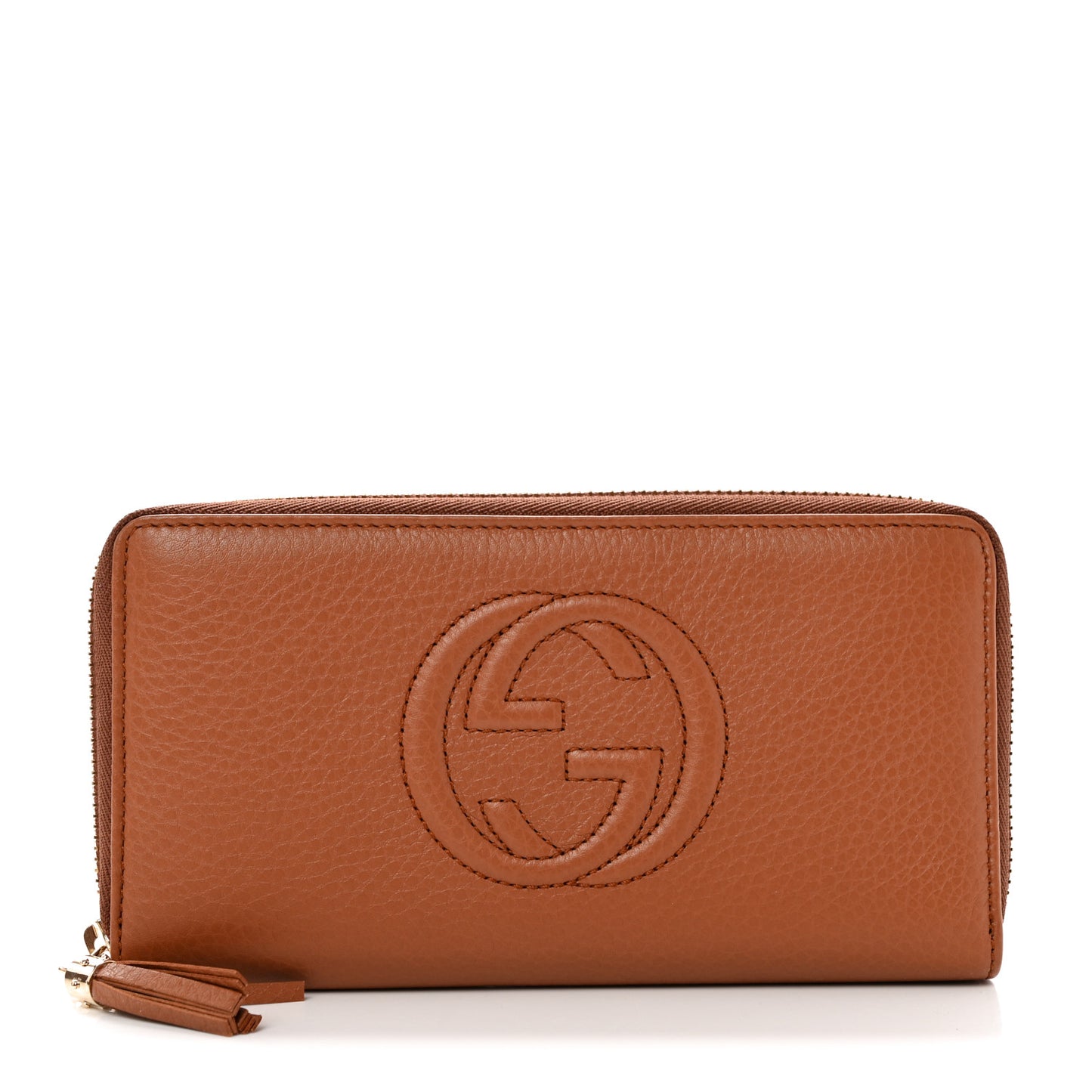 Cellarius Calfskin Soho Zip Around Wallet Dusty Blush