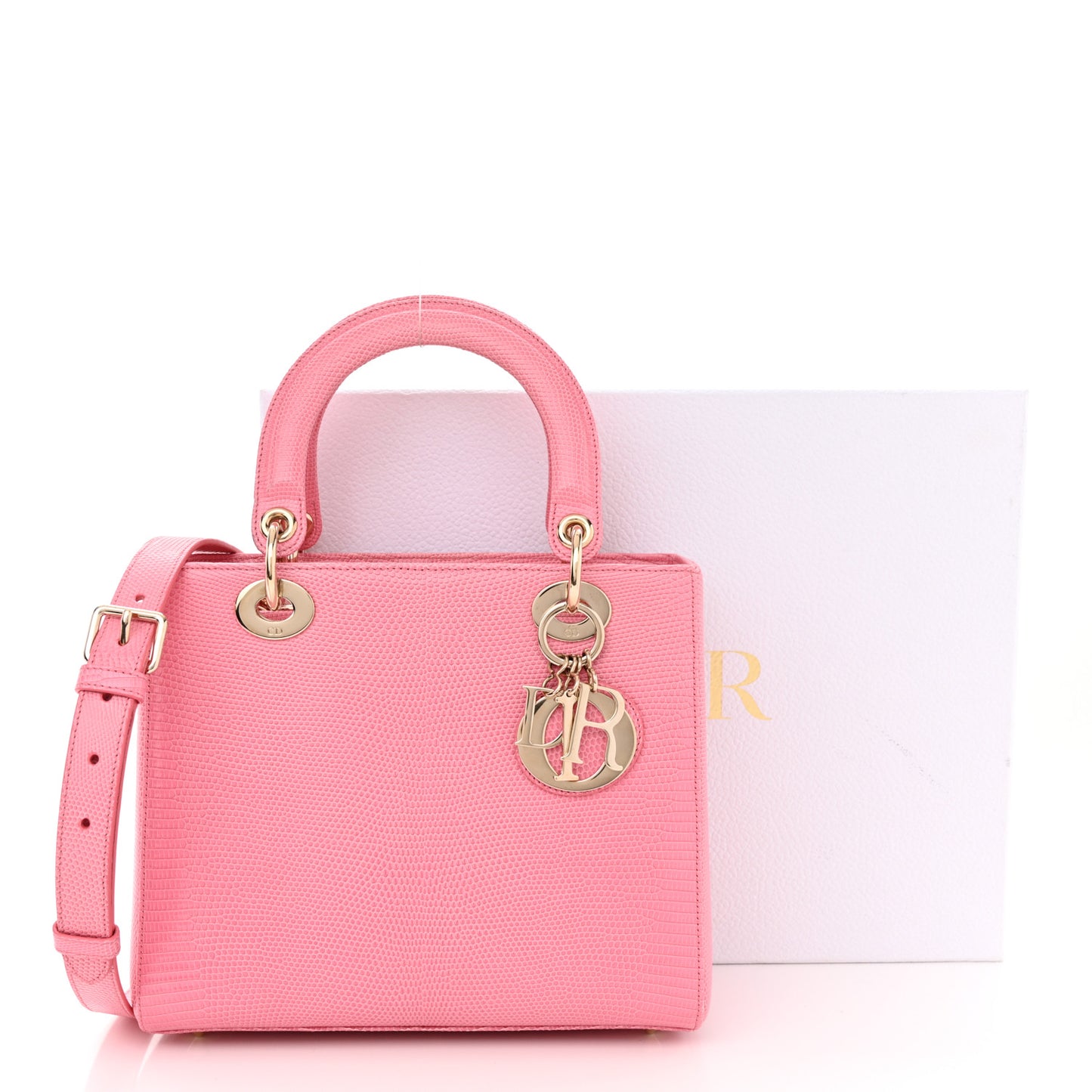 Lizard Medium Lady Dior