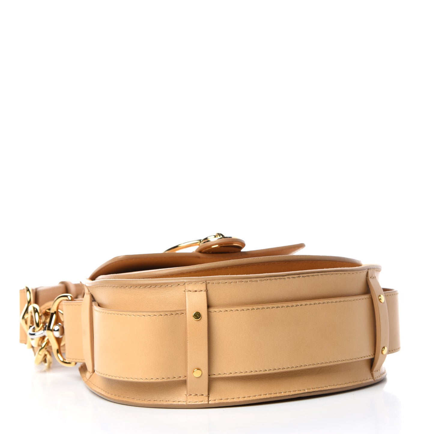 Calfskin Small Tess Bag Bleached Brown
