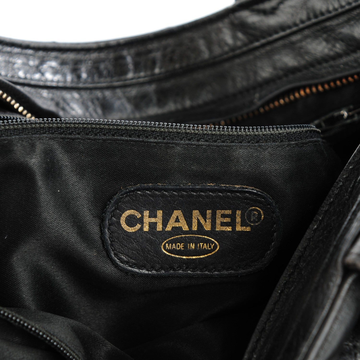 Chanel Lambskin Quilted Shoulder Bag Black 7 of 7