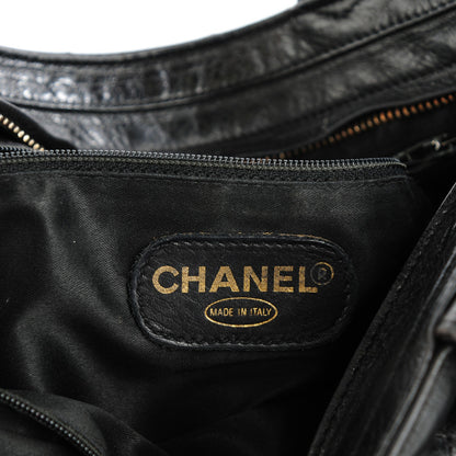 Chanel Lambskin Quilted Shoulder Bag Black 7 of 7