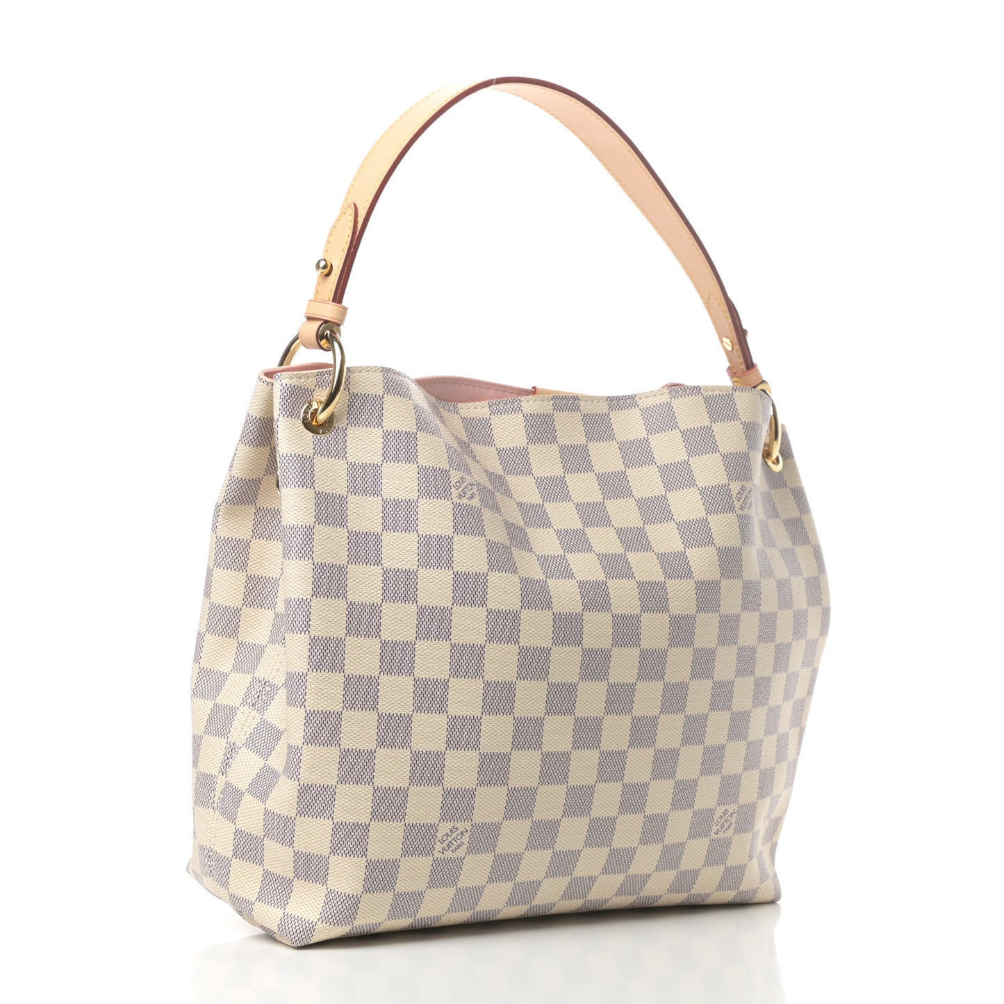 Damier Azur Graceful PM Rose Ballerine