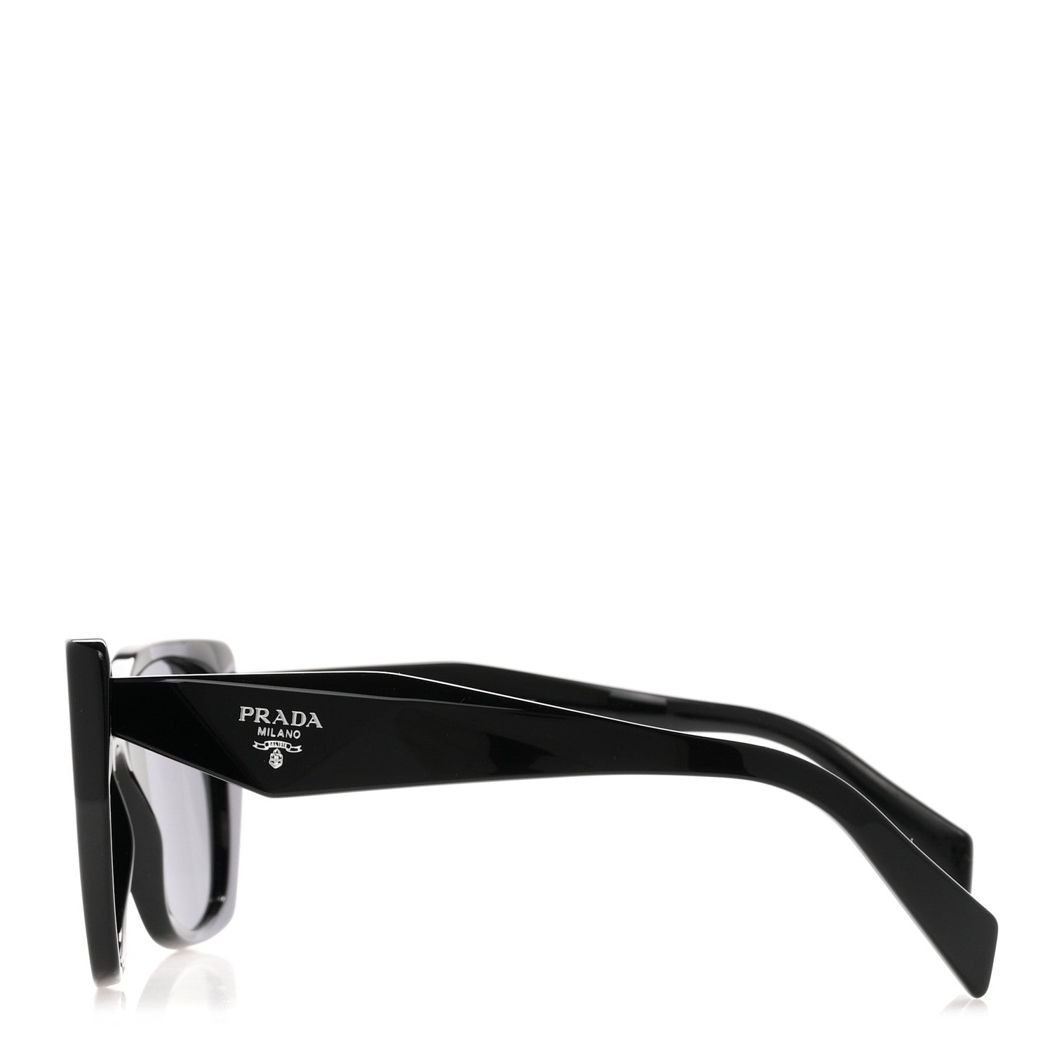 Prada Acetate Symbole Sunglasses SPR 19Z Black 3 of 8