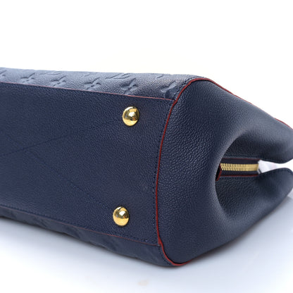 Louis Vuitton Empreinte Montaigne MM Marine Rouge 8 of 8