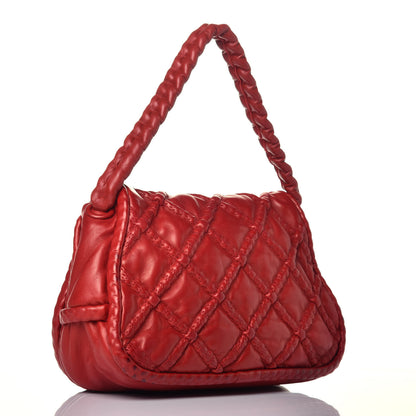 Chanel Lambskin Hidden Chain Flap Red 2 of 9