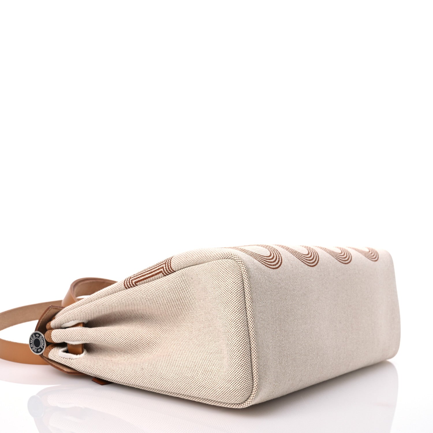 Hermes H Plume Canvas Vache Hunter Circuit 24 Herbag Zip Retourne 31 Naturel 5 of 13